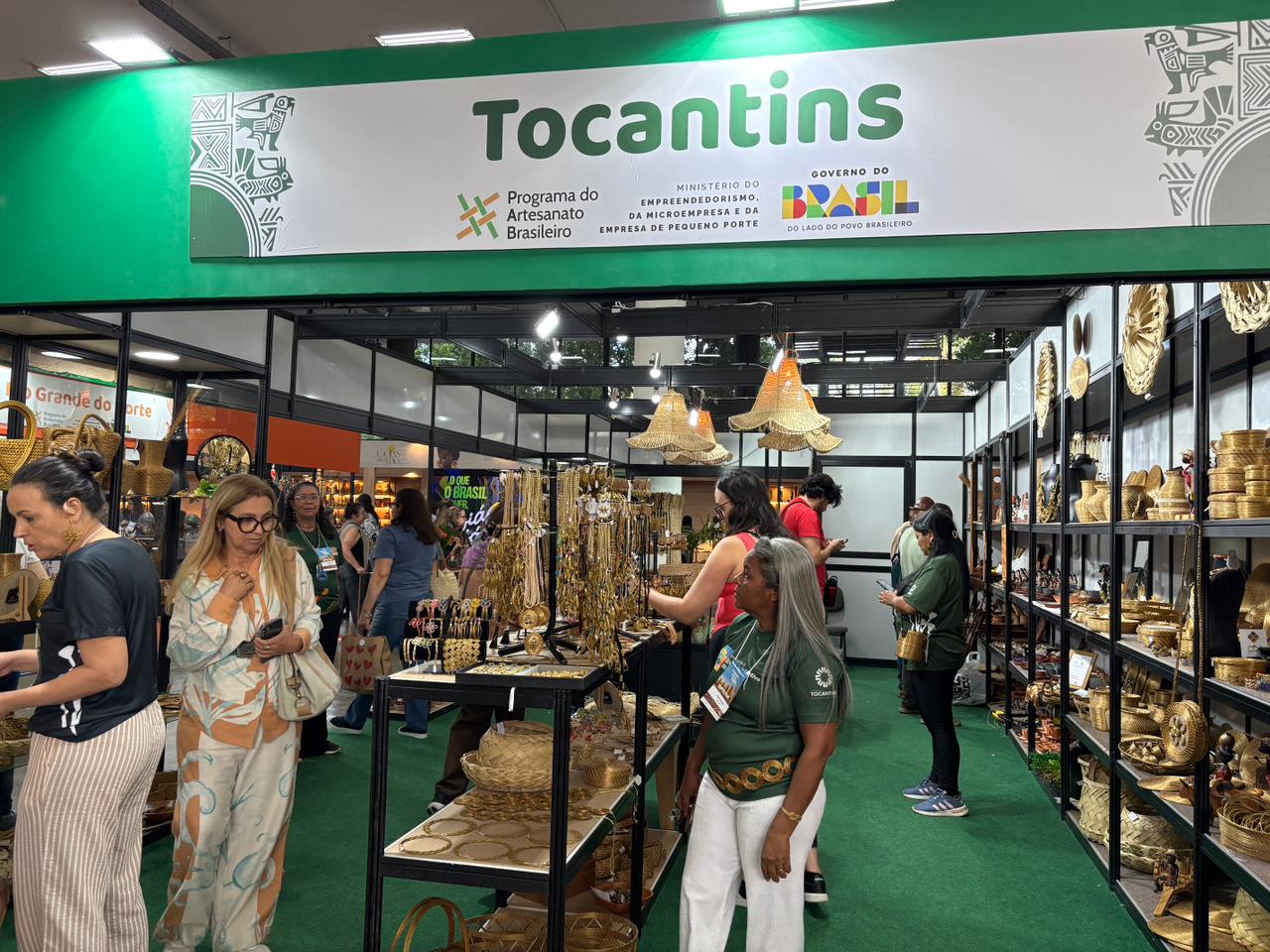 Tocantins movimenta mais de R$ 70 mil nos primeiros dois dias do 22º Salão do Artesanato, em São Paulo