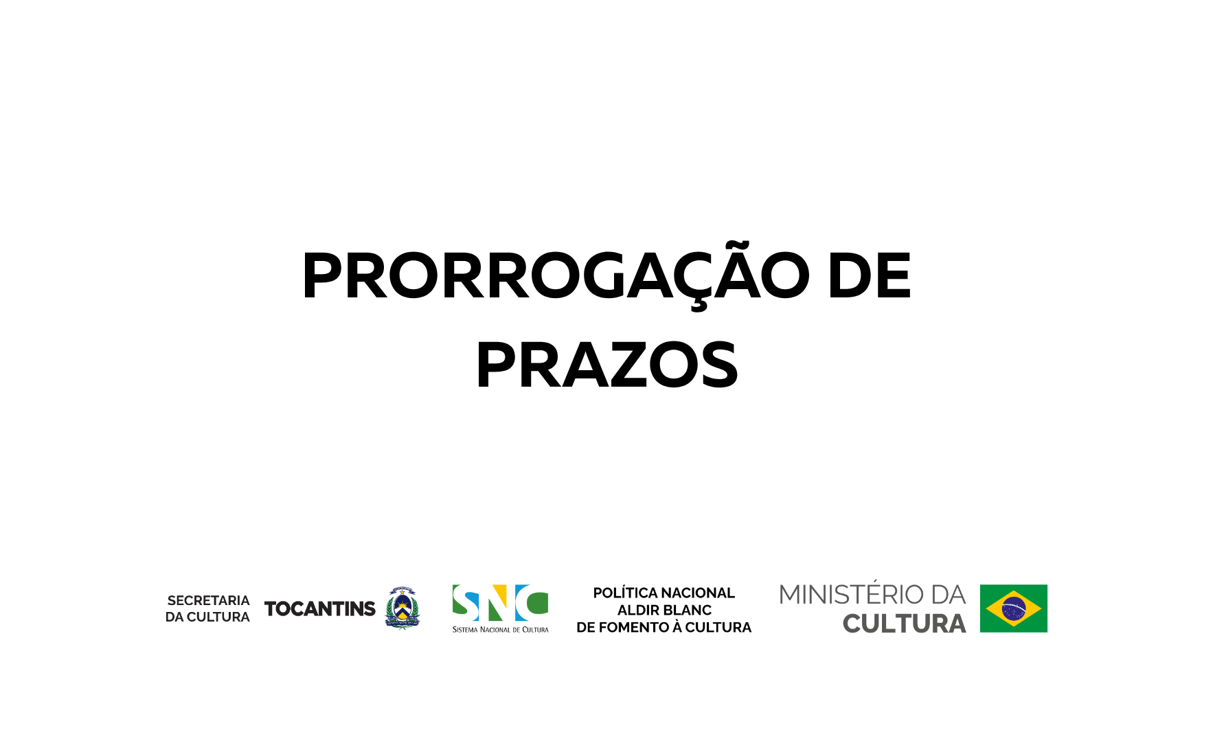 Prazos para inscrições do Ciclo 2 da PNAB Tocantins são prorrogados 